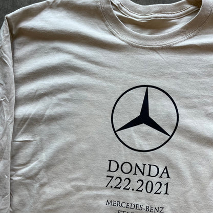 XL Ye Donda Mercedes Light Bone Tee