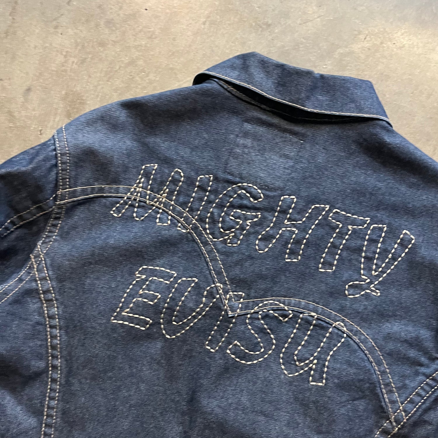 L 00s Mighty Evisu Denim Jacket