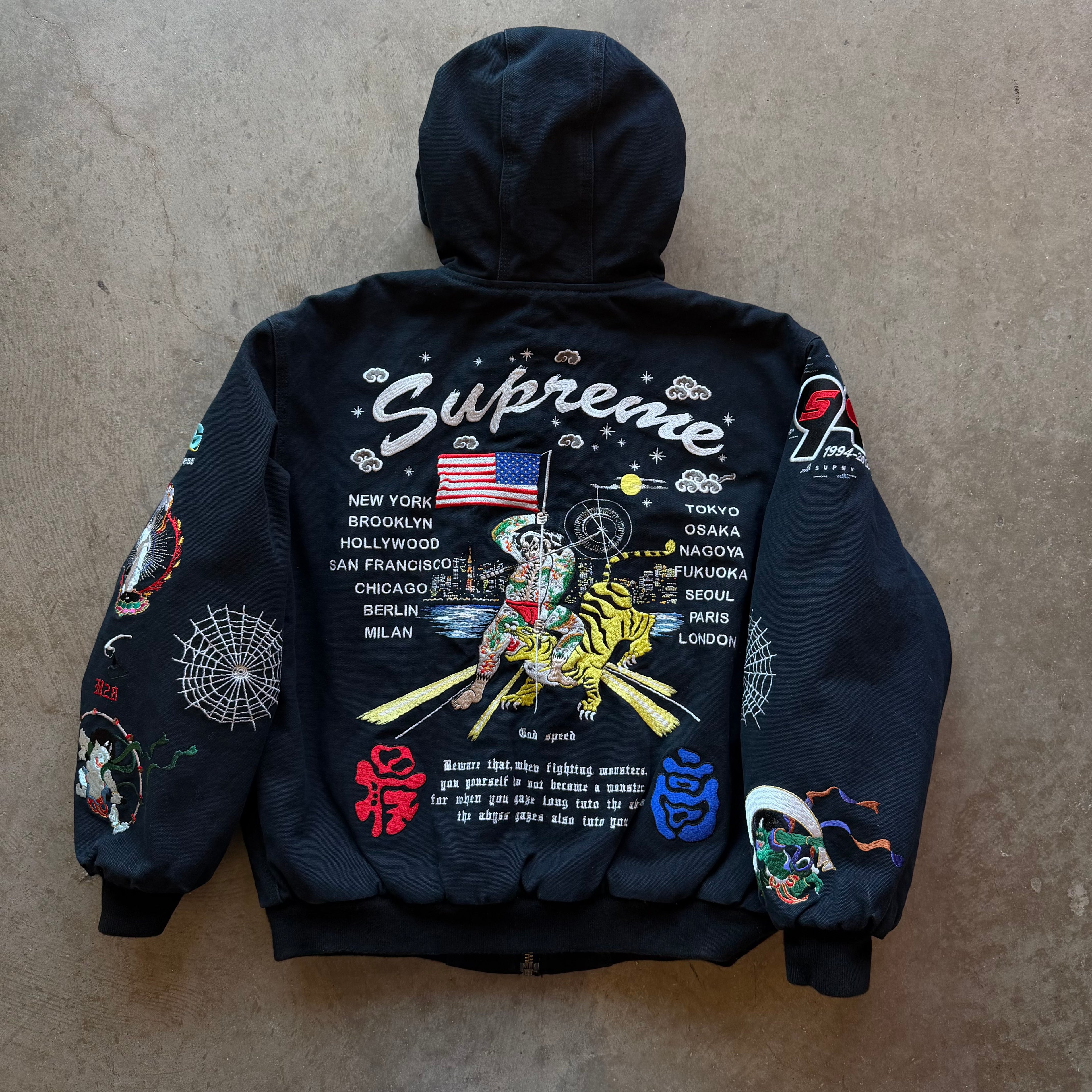 M Brand New Supreme AOI Work Jacket