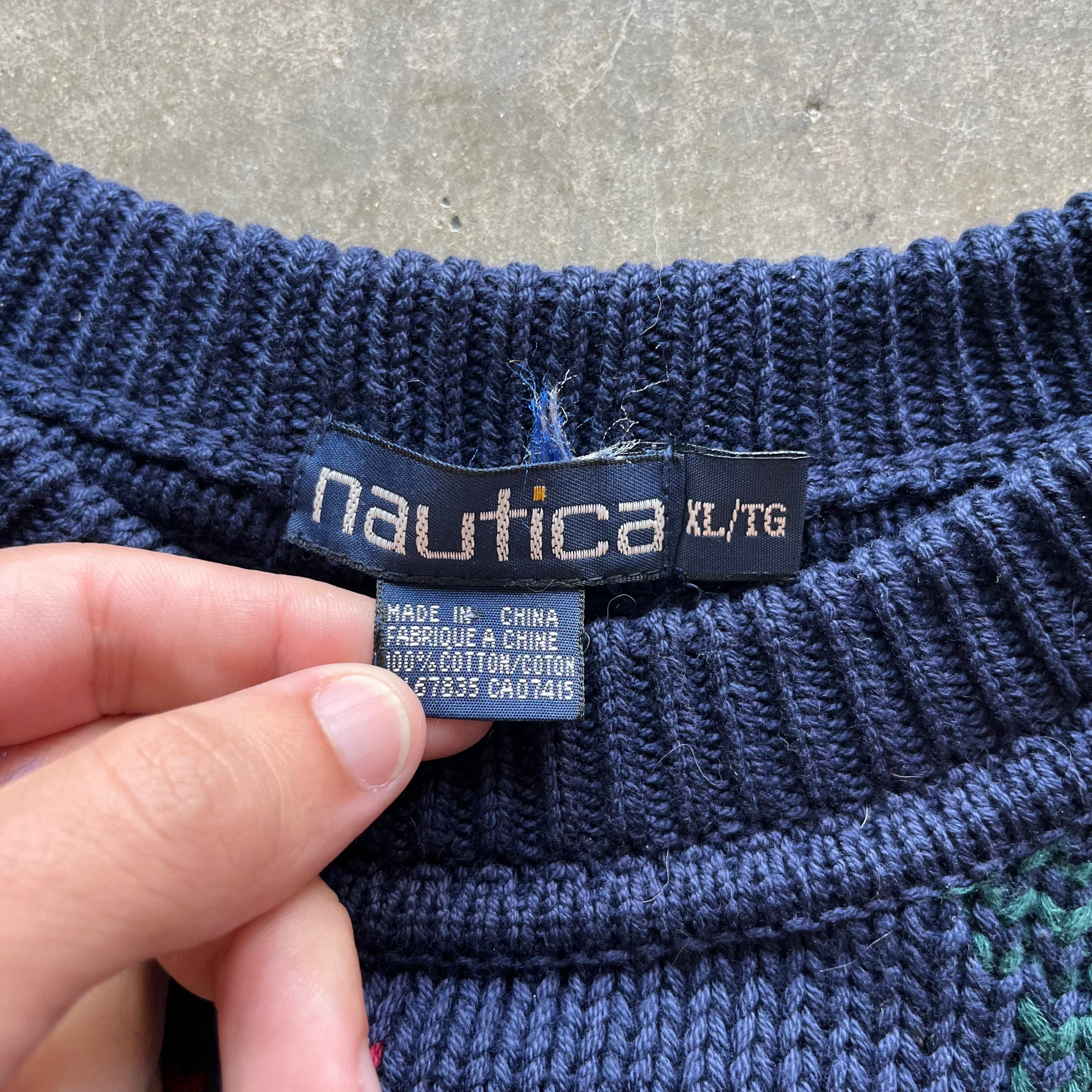 XL 90s Nautica Knit Sweater