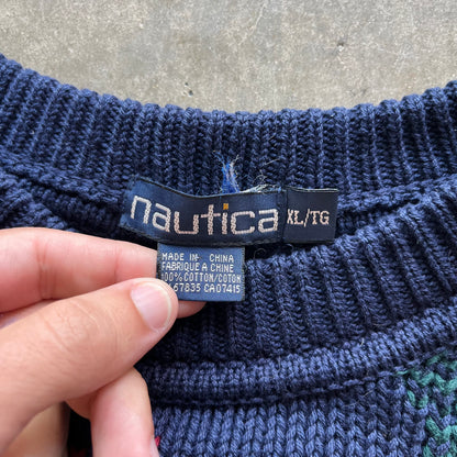XL 90s Nautica Knit Sweater