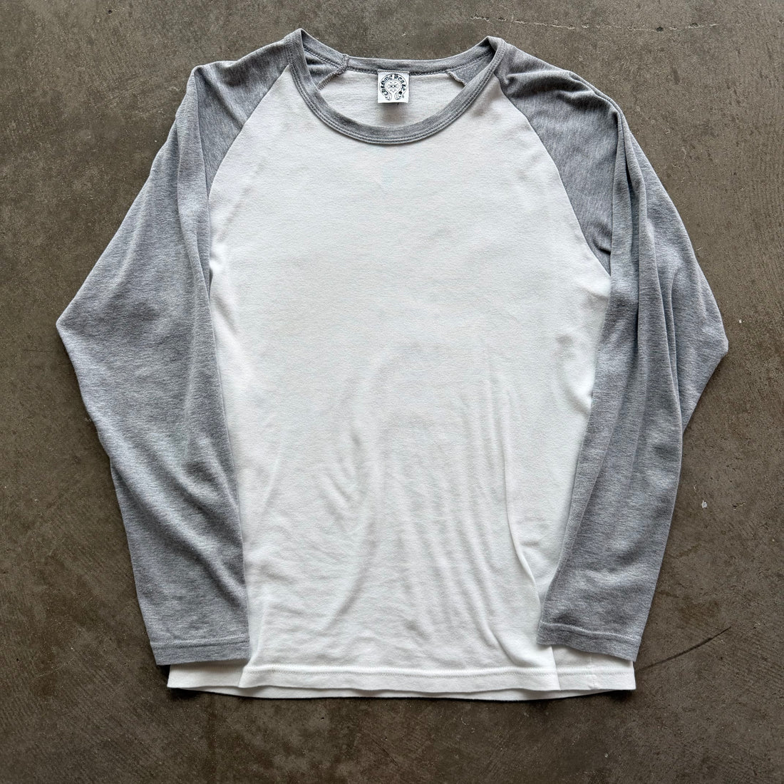 L Chrome Hearts Baseball Top White Gray