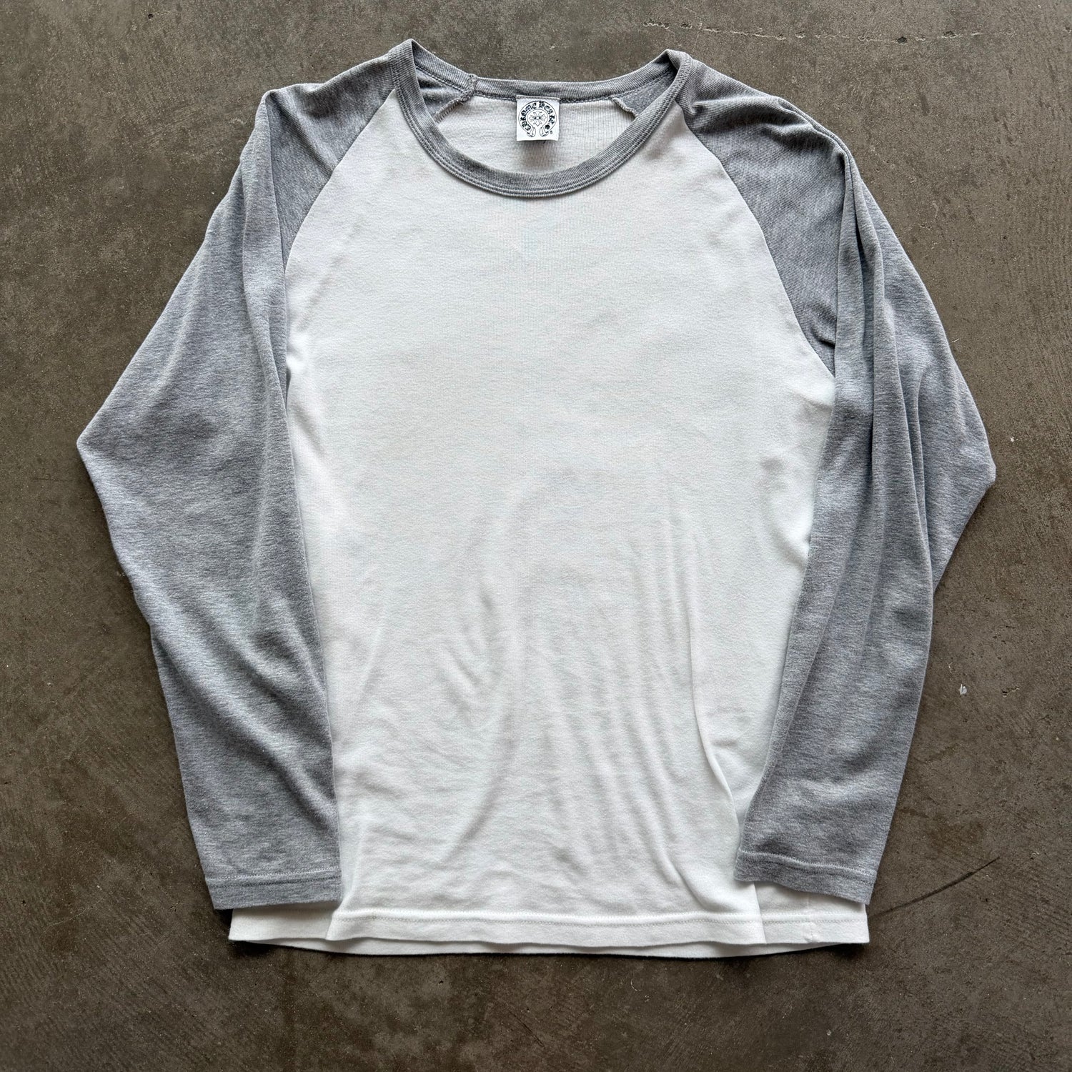 L Chrome Hearts Baseball Top White Gray