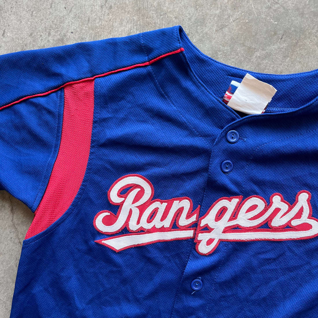 L Blue/Red Texas Rangers Jersey