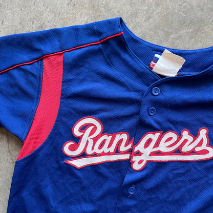 L Blue/Red Texas Rangers Jersey