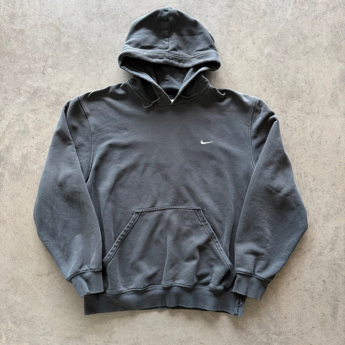 L 00s Nike Check Hoodie Black