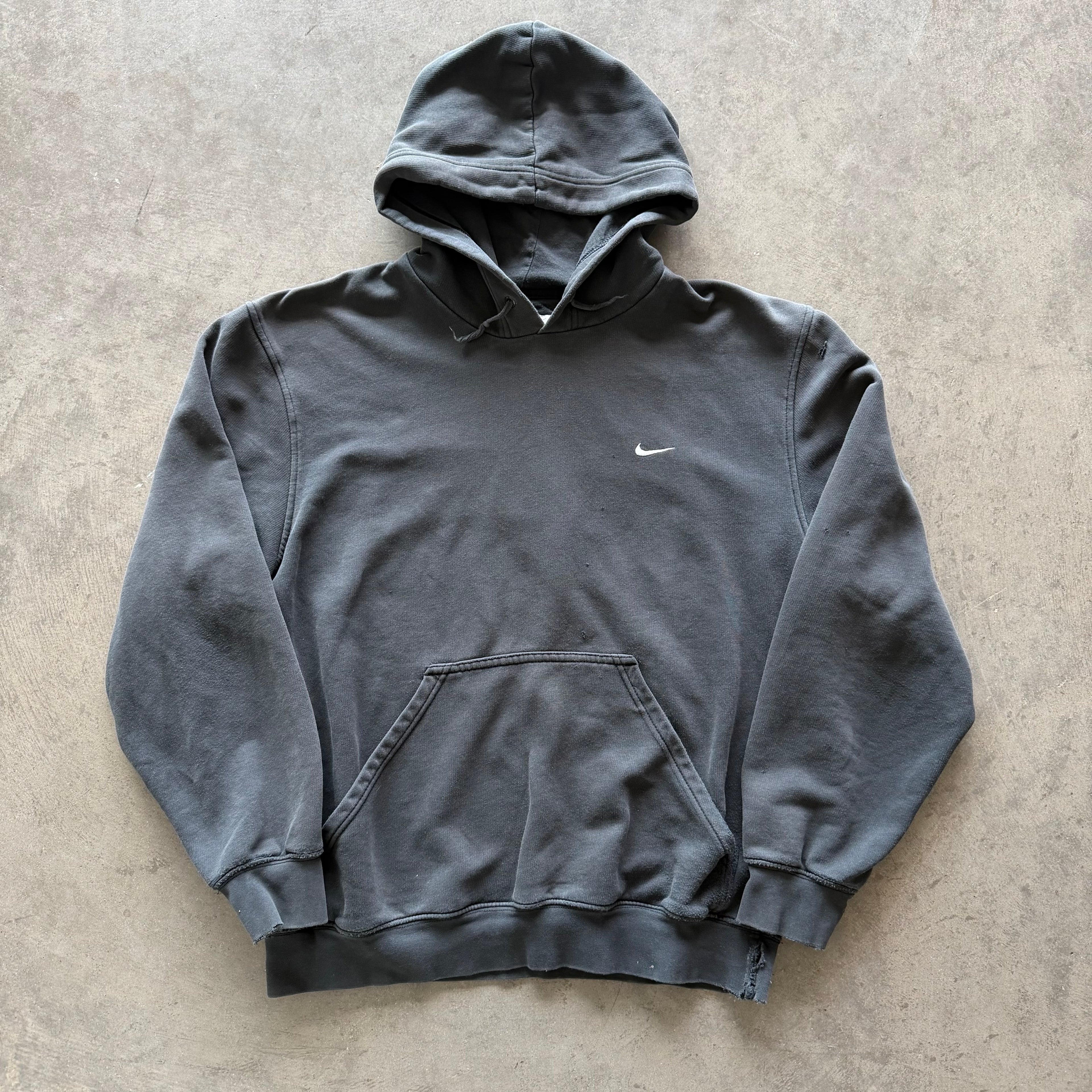 L 00s Nike Check Hoodie Black