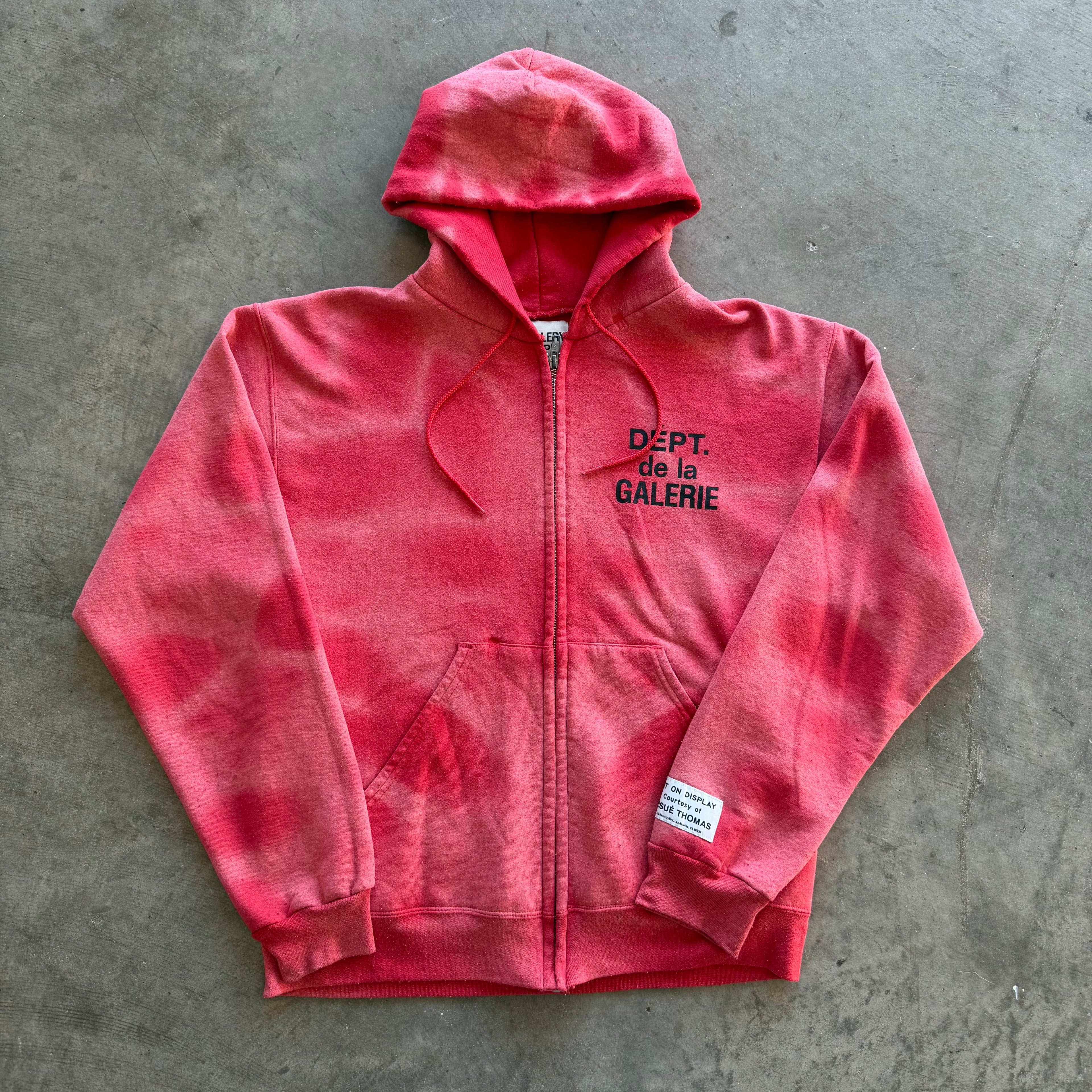 S Gallery Dept Red Zipup Jacket