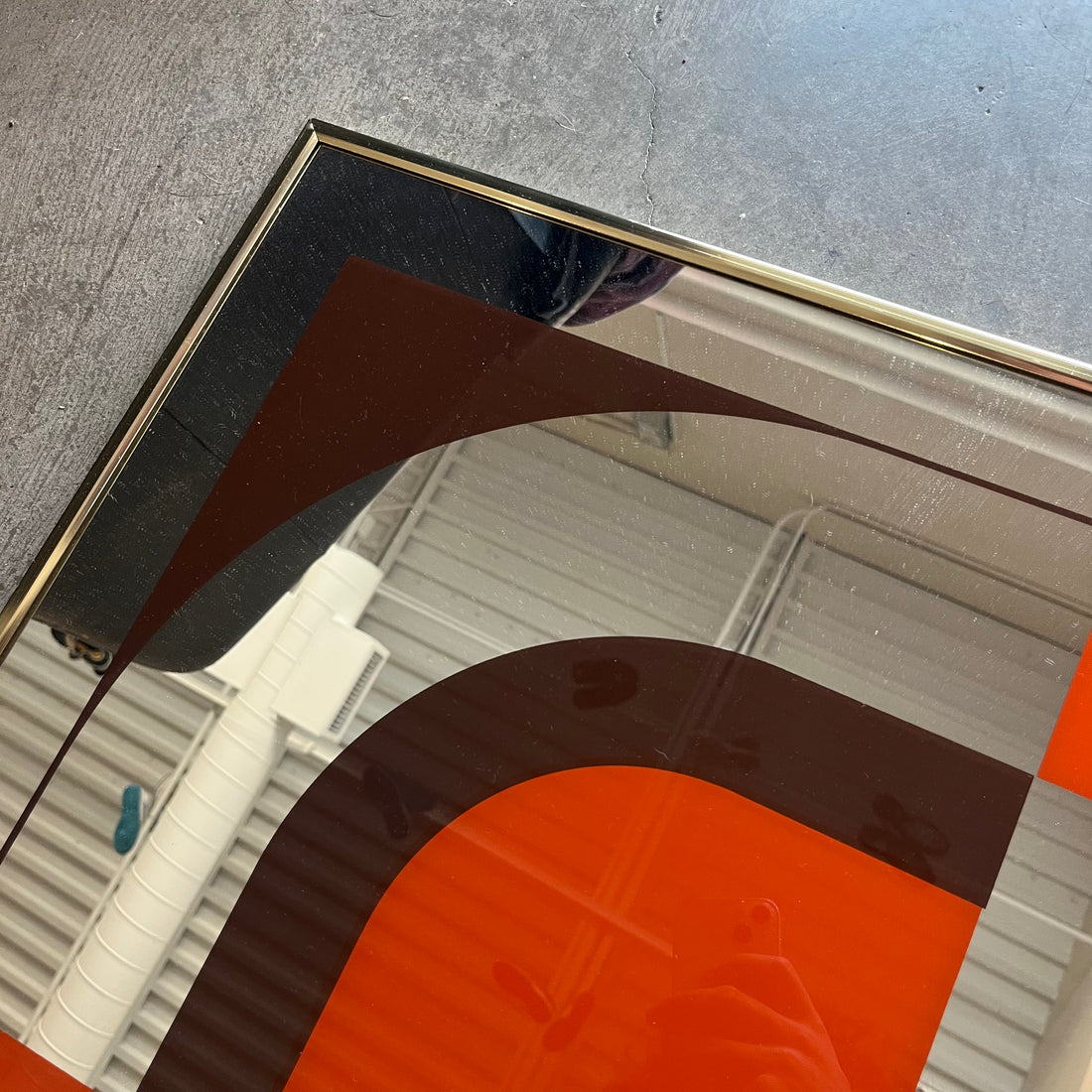 1960s-70s Mid Century Modern Turner Brand Mirror