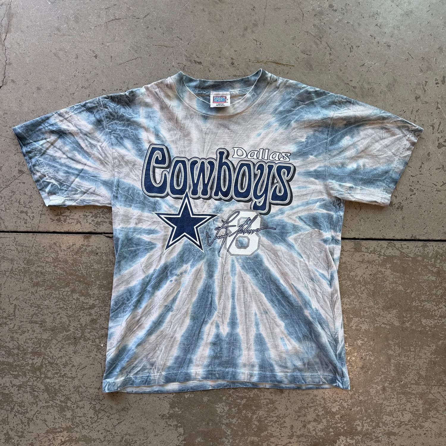 L 99 Dallas Cowboys Tye Dye Tee