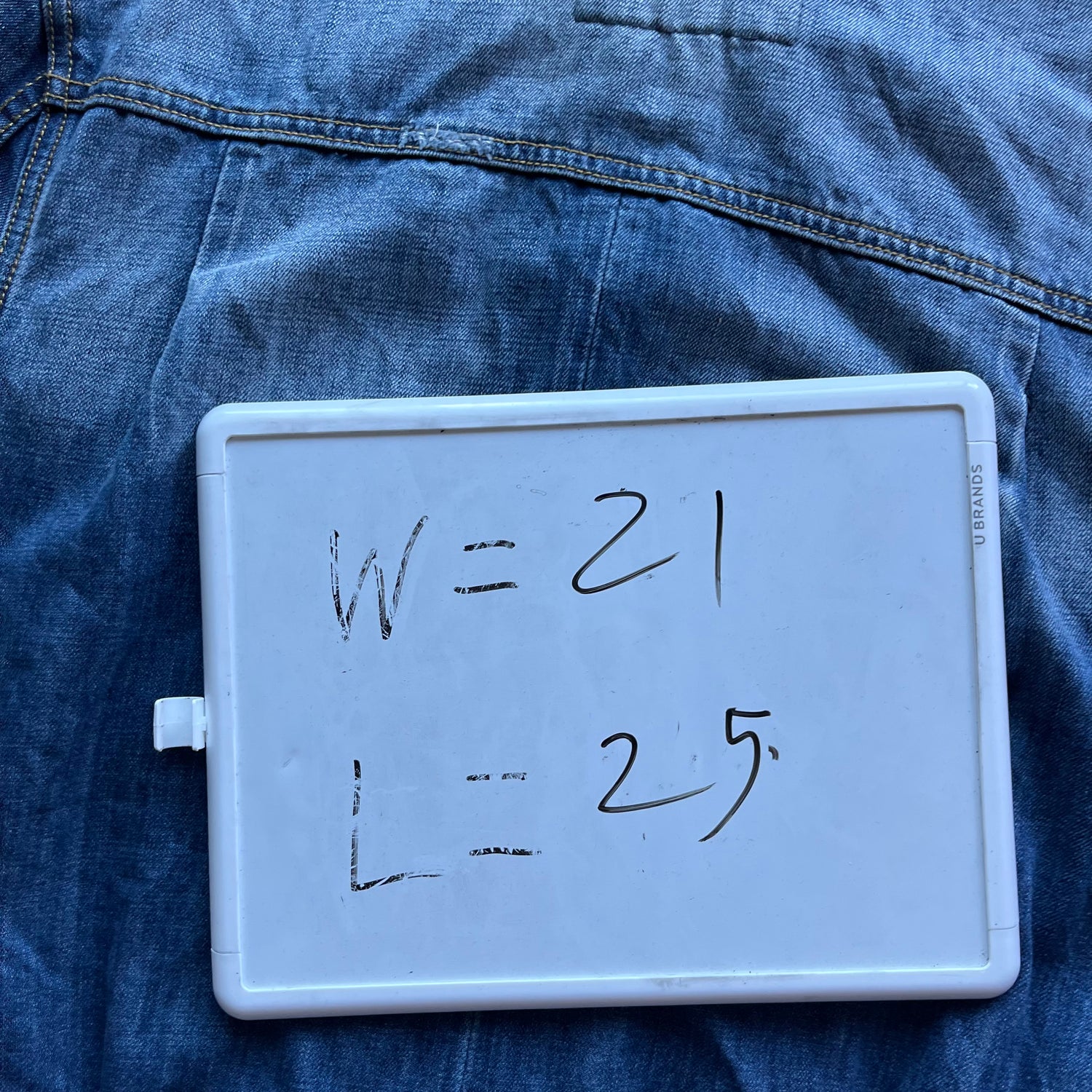 XL Blank Denim Evisu Jacket