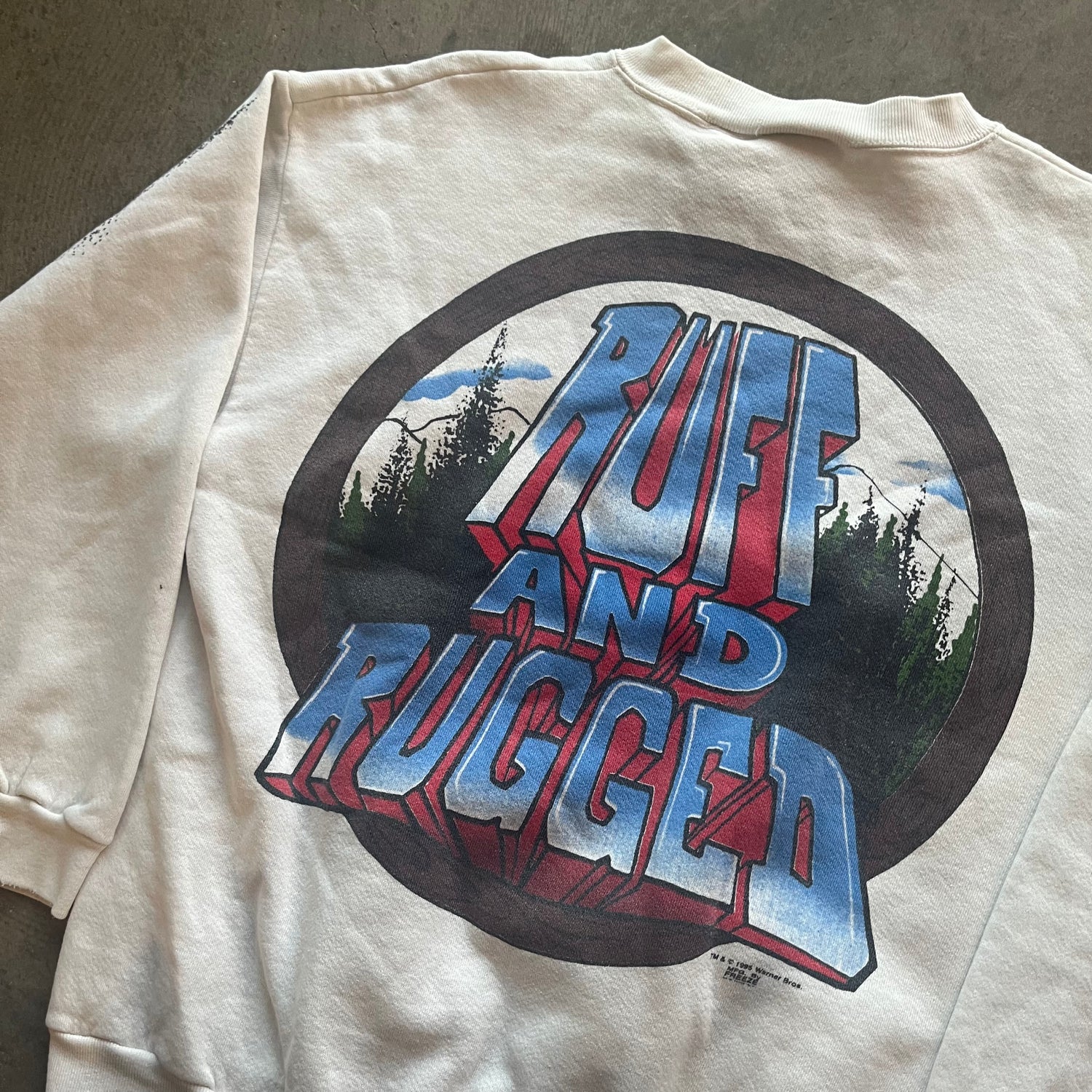 L 95 Taz Rough and Rugged Crewneck