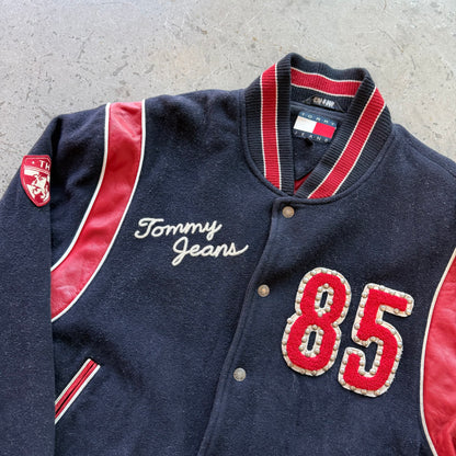 XL 00s Tommy Hilfiger Studded Bomber