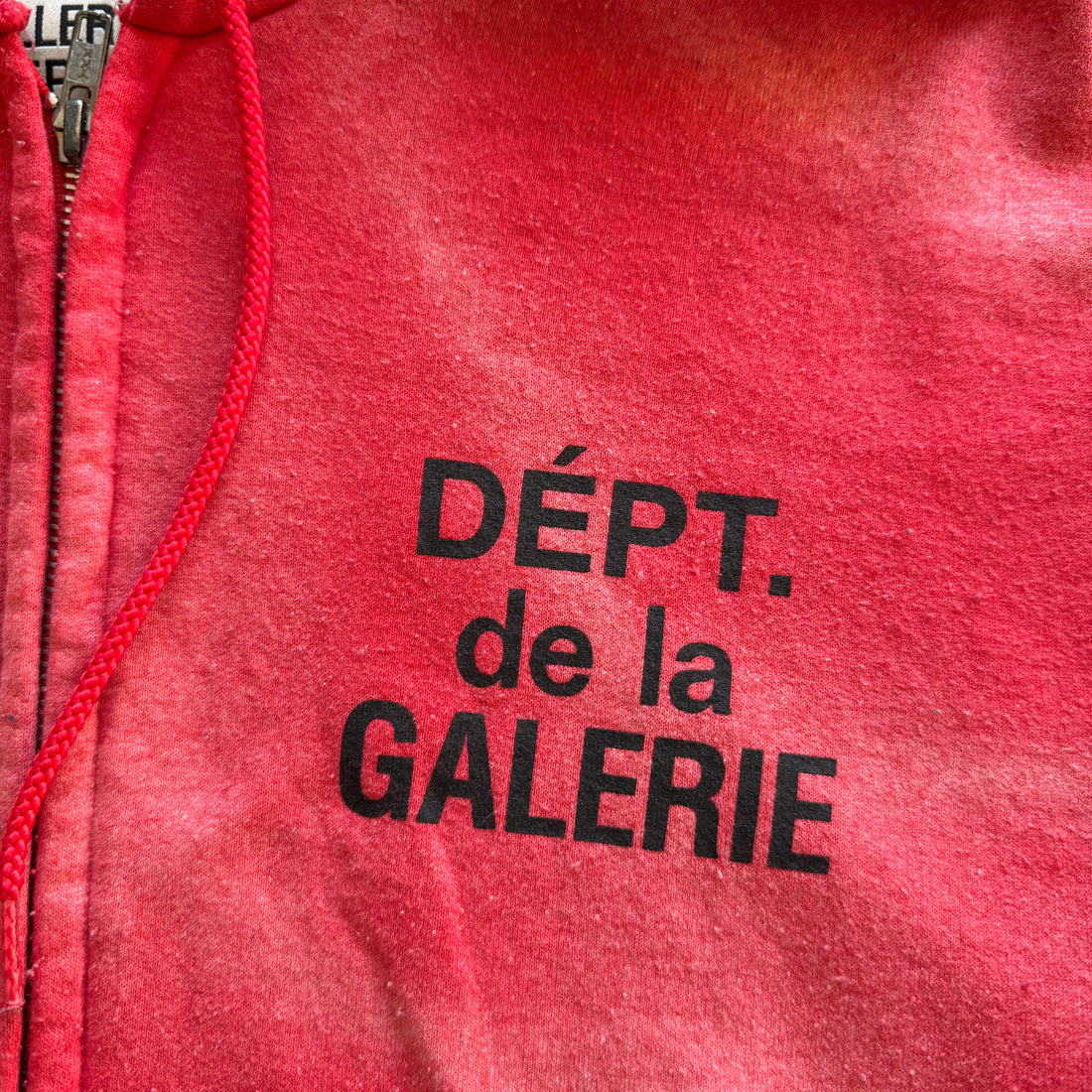 S Gallery Dept Red Zipup Jacket