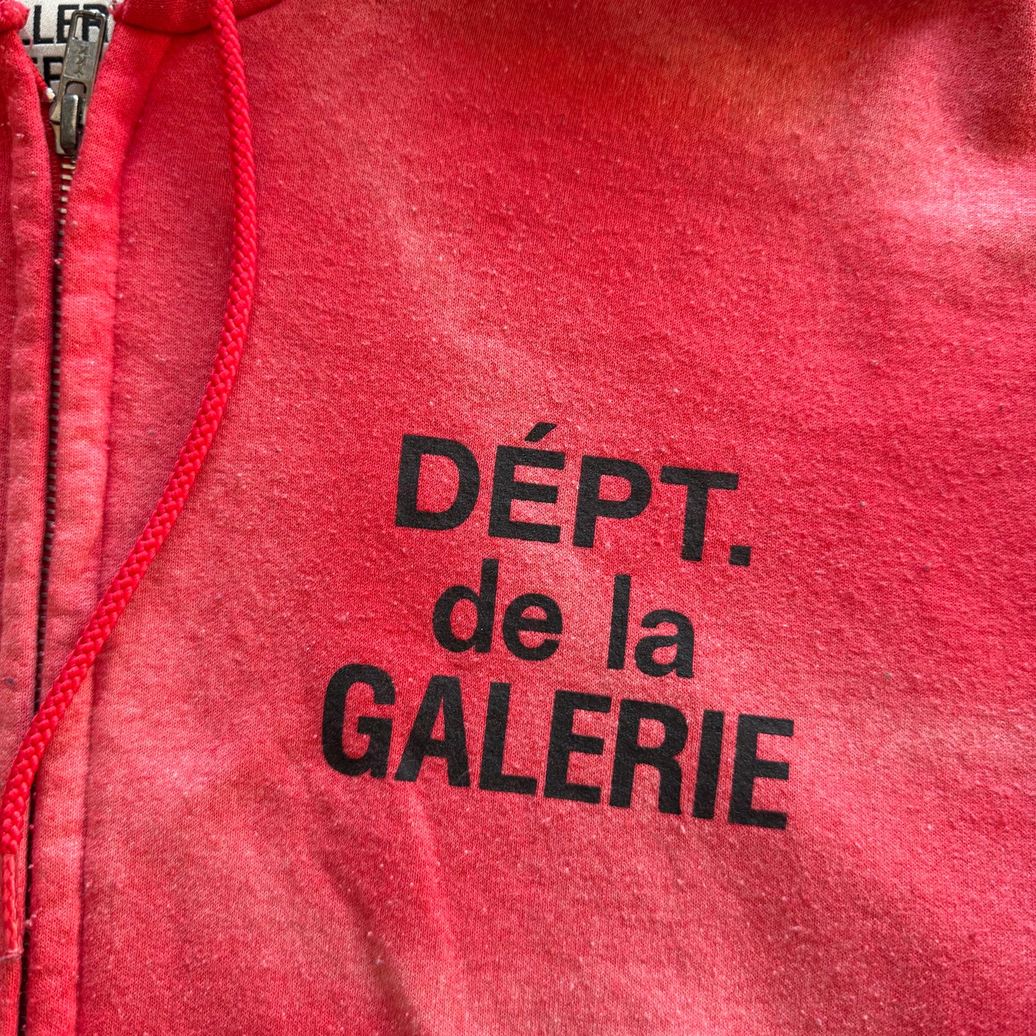 S Gallery Dept Red Zipup Jacket
