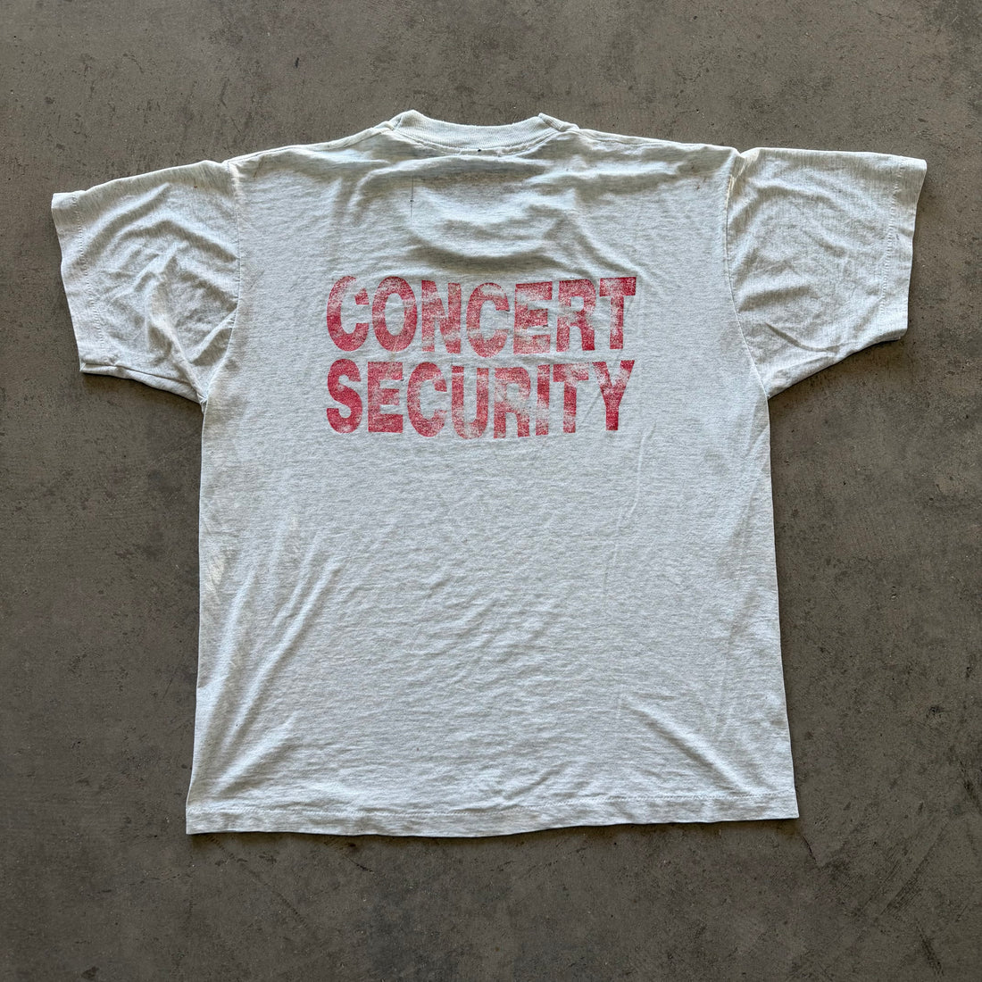 XL 90s Concert Security Tee