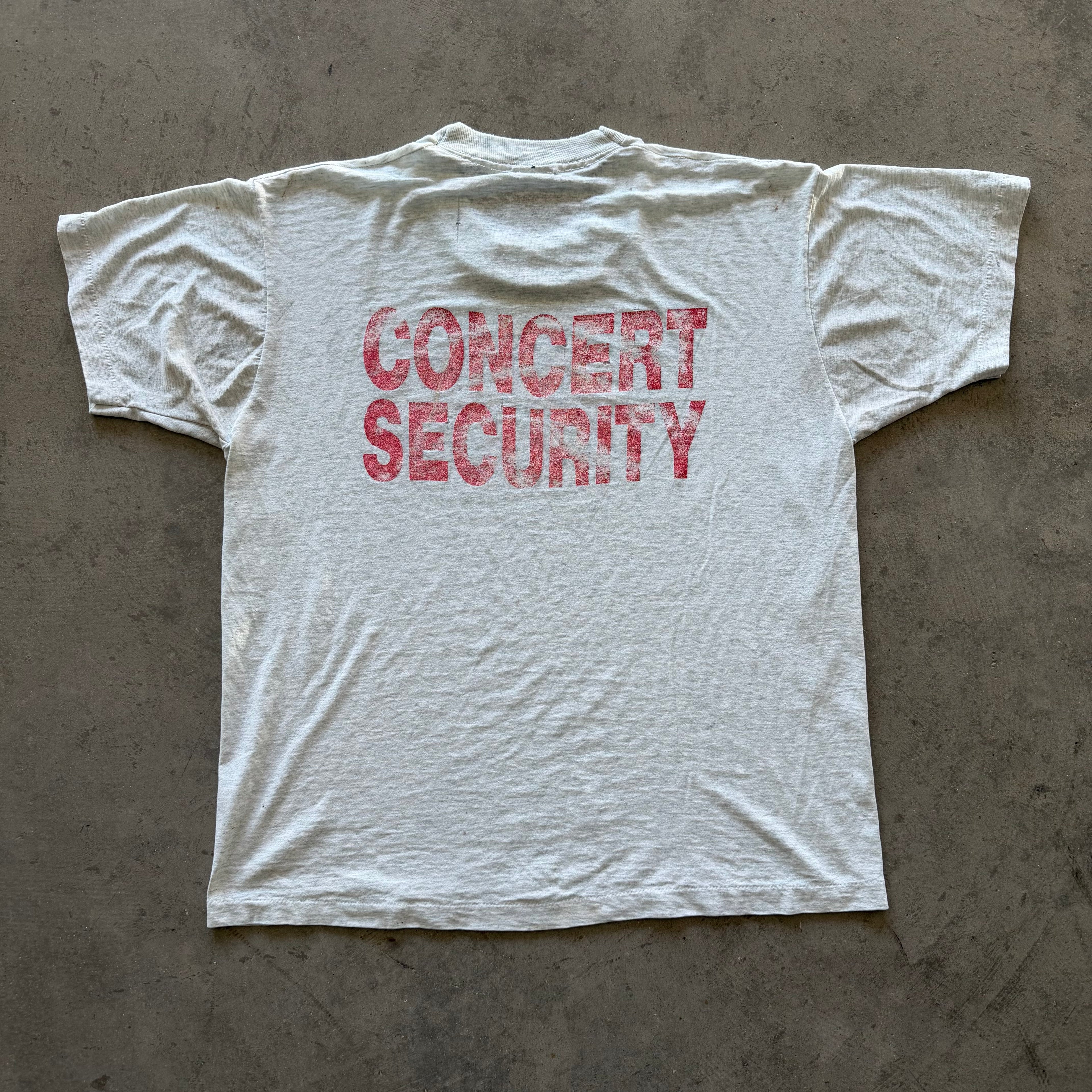 XL 90s Concert Security Tee