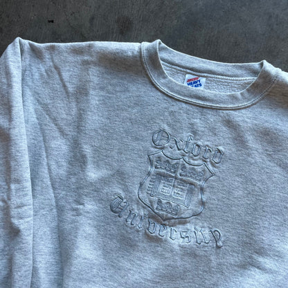 XL 90s Oxford University Crewneck