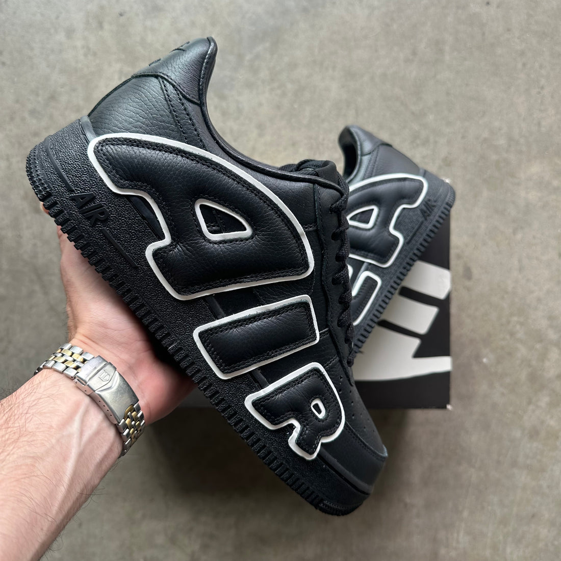 9.5 Black CPFM Air Force 1 Low