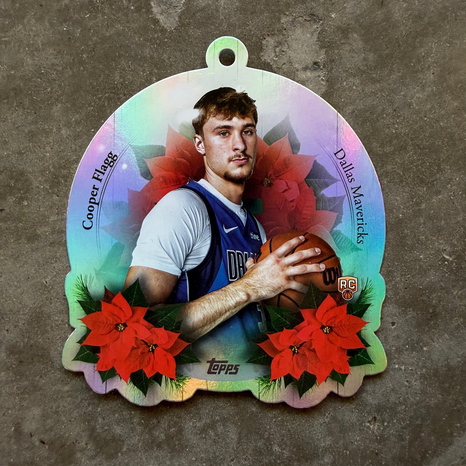 Cooper Flagg 2025 Topps Christmas Ornament