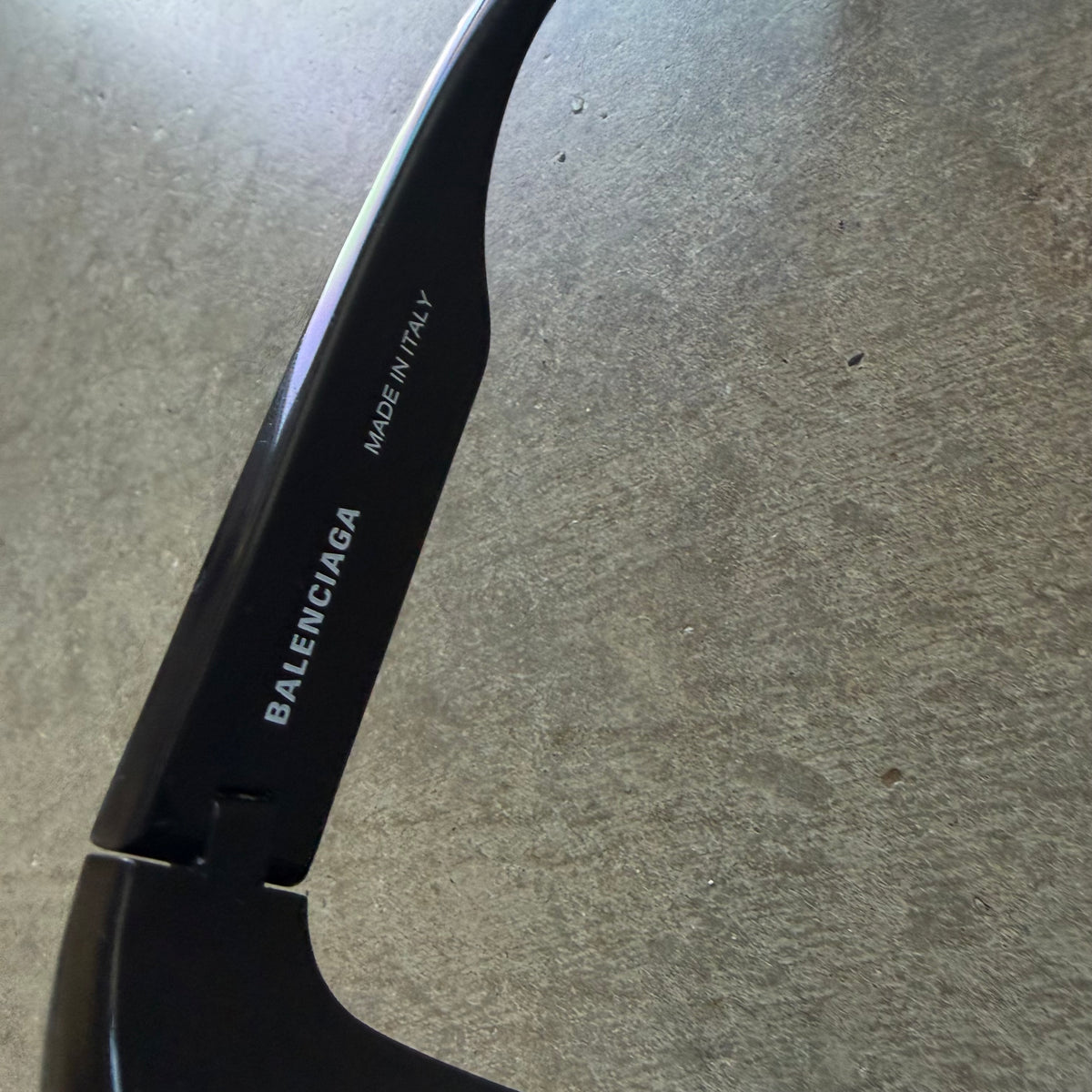 Balenciaga Gotham Bat Glasses Black