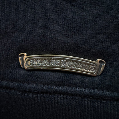 XL Chrome Hearts Nylon Patch 7–11 Crewneck Black