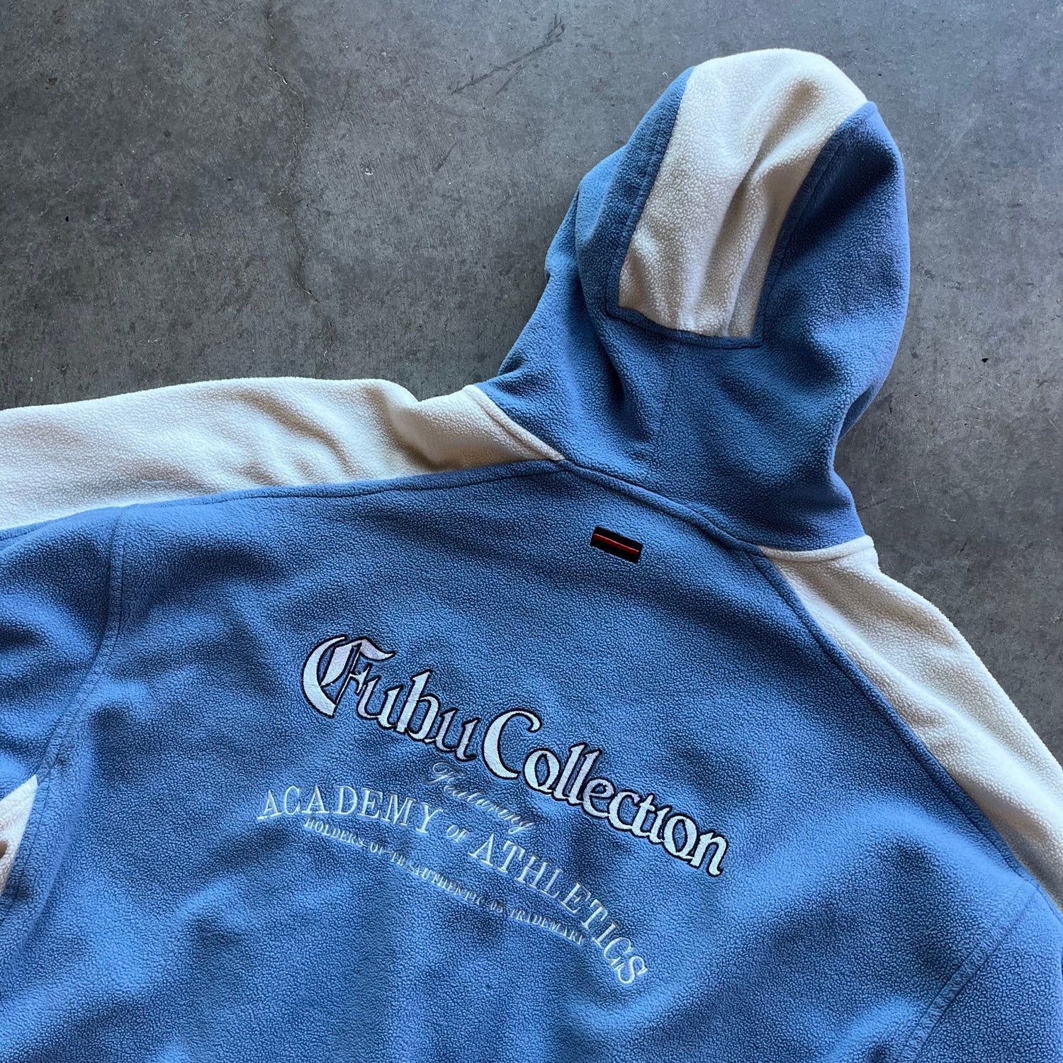 L Y2K Fubu Fleece Full Zip Hoodie