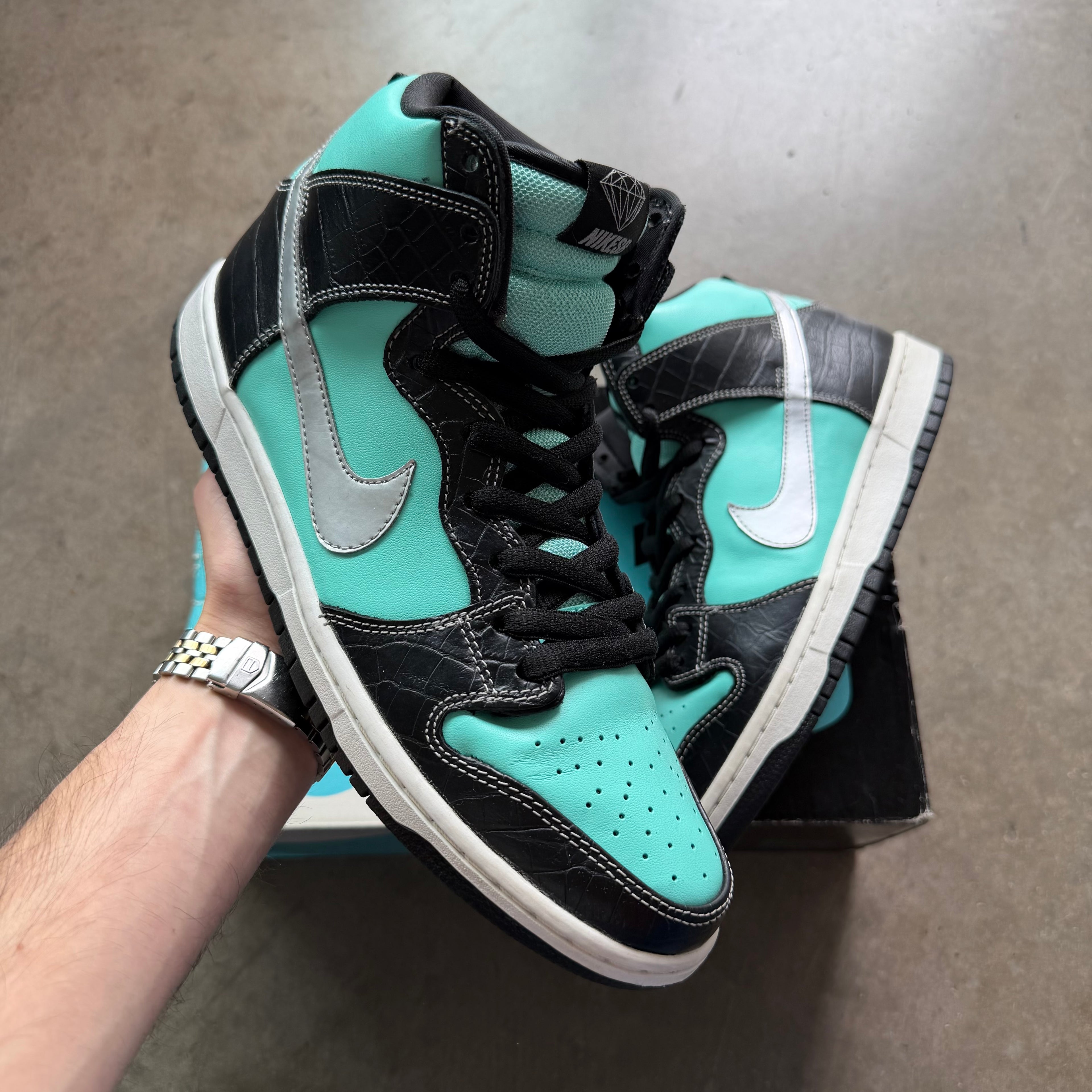 Nike Dunk SB High Diamond SPLY Tiffany