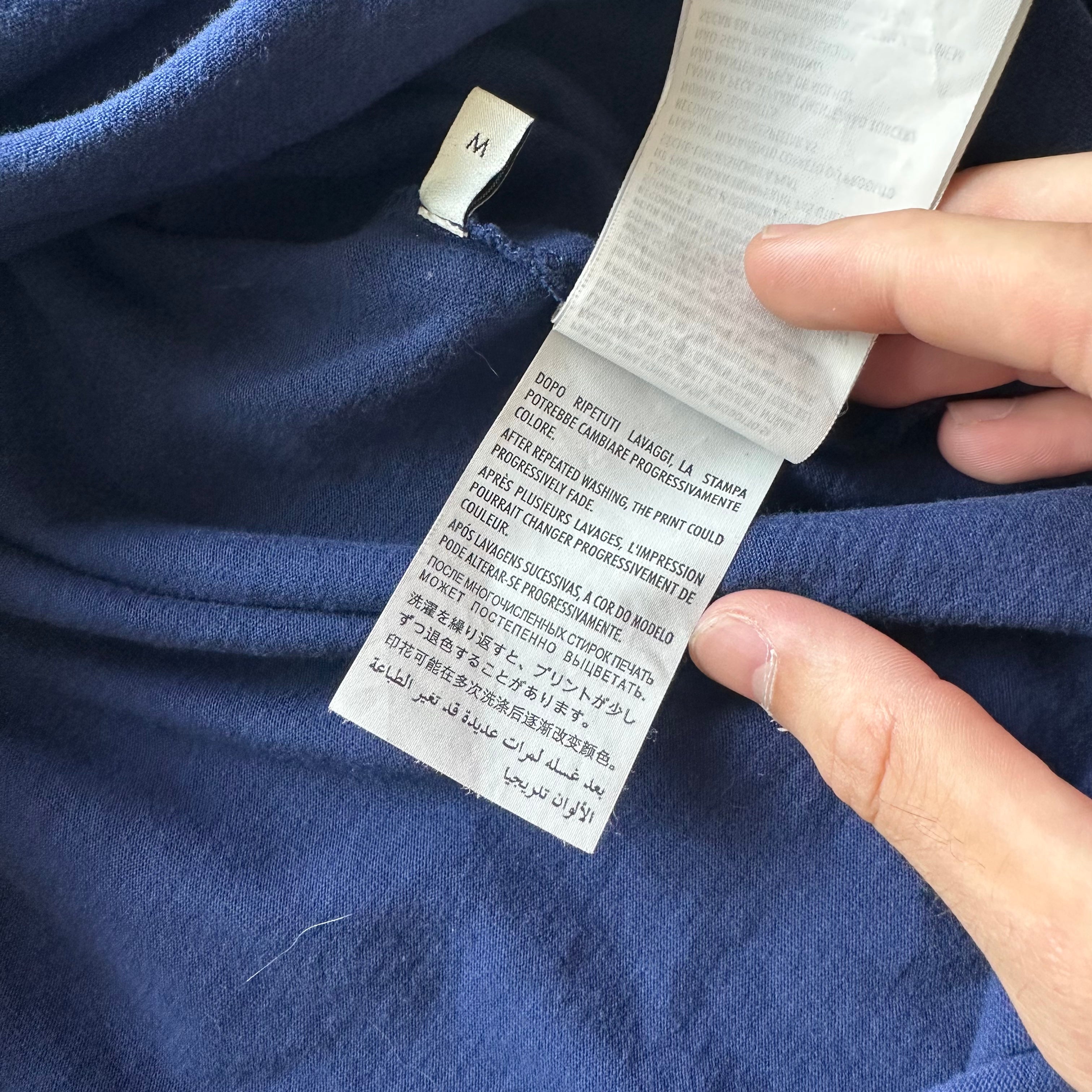 M Gucci Navy Logo Tee