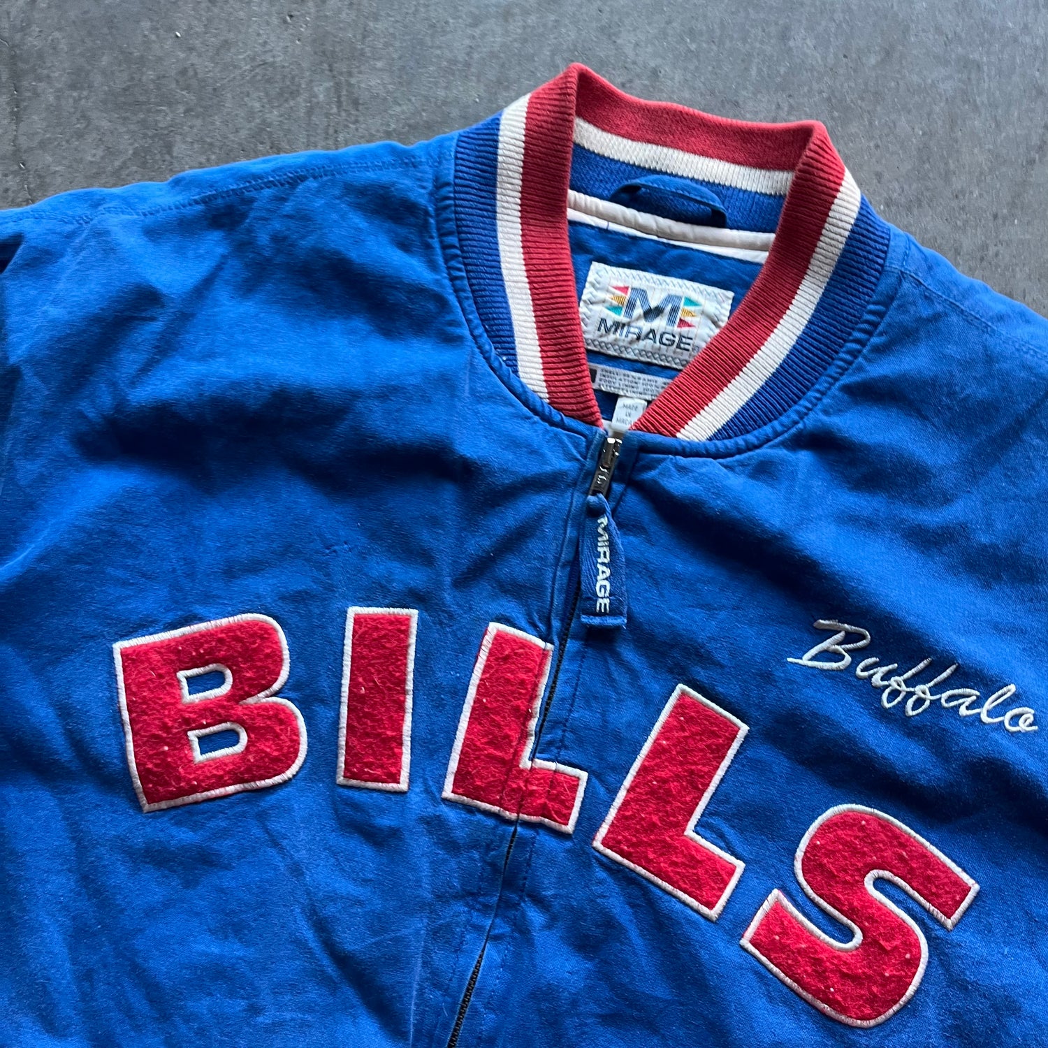 L 90s Buffalo Bills Mirage Jacket