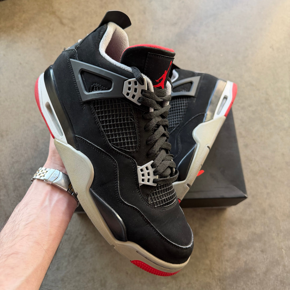 11.5 Used Jordan 4 Bred 2019