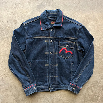 L 00s Tiger Embroidered Evisu Jacket