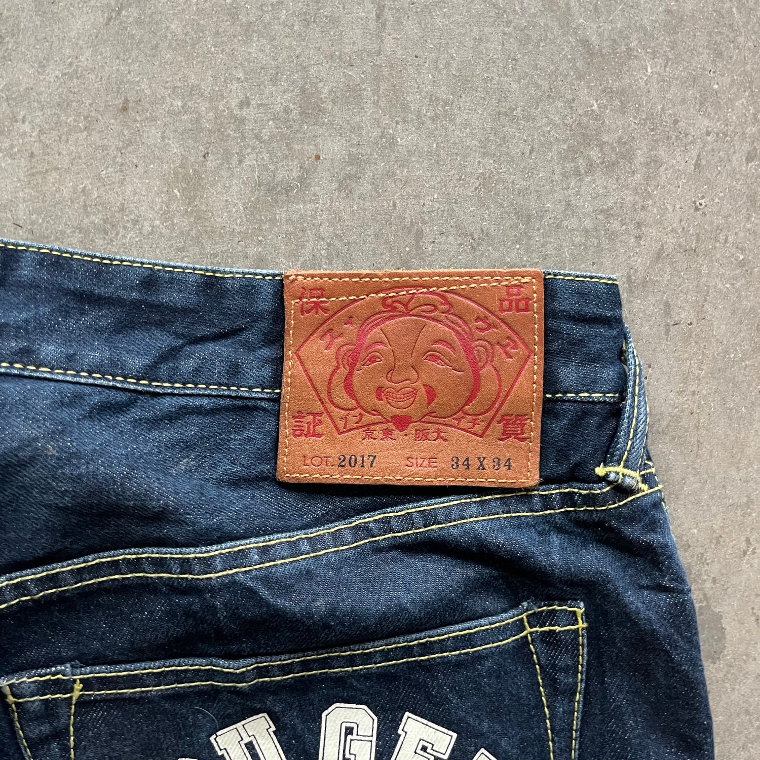 34x32 00s Evisu Genes Jeans