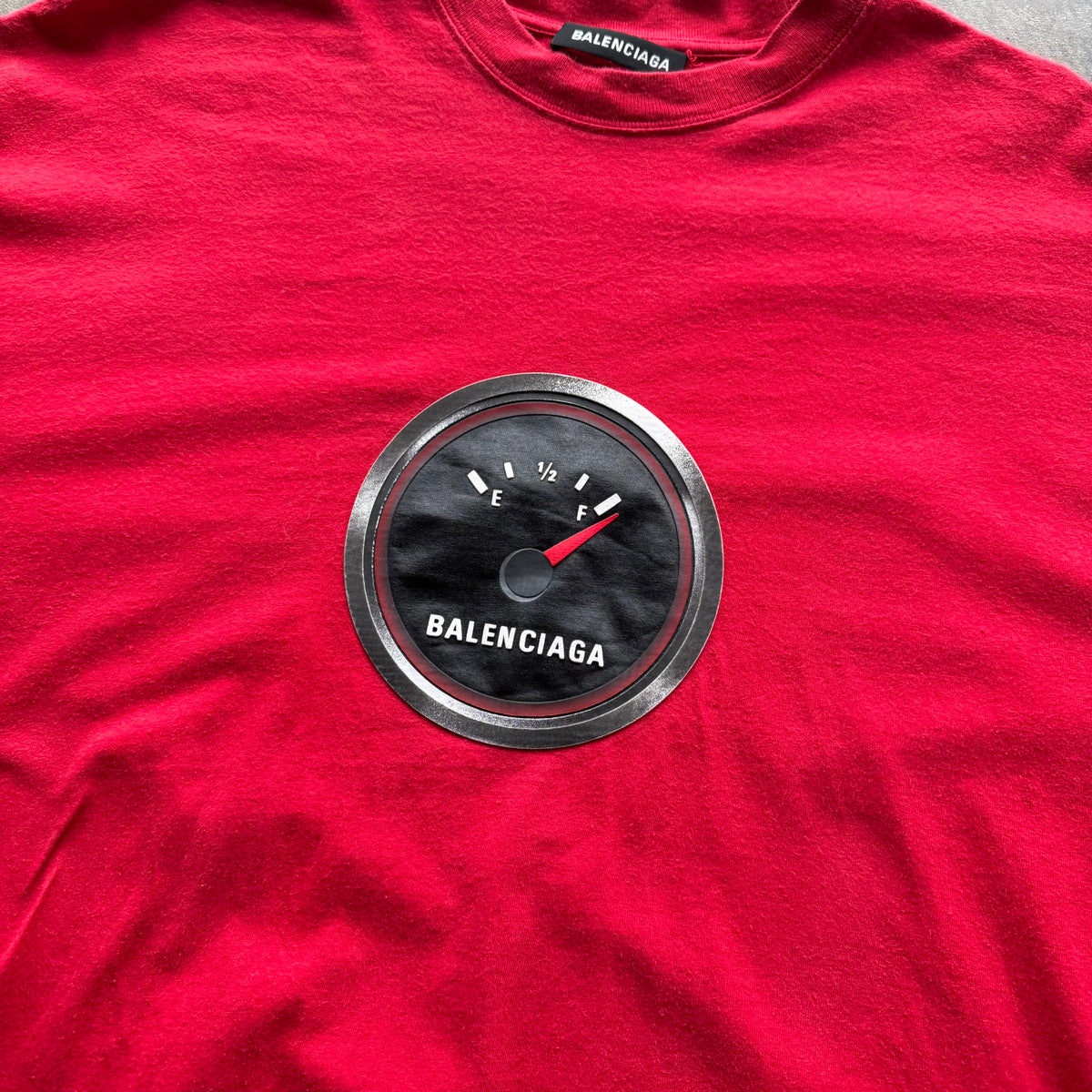 XL Balenciaga Speedometer Tee Red