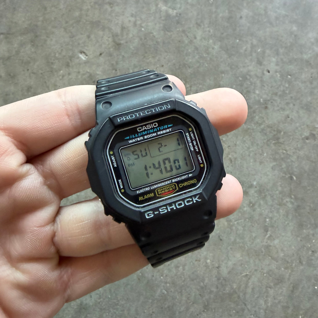 Black G-Shock Protection DW5600E-1V