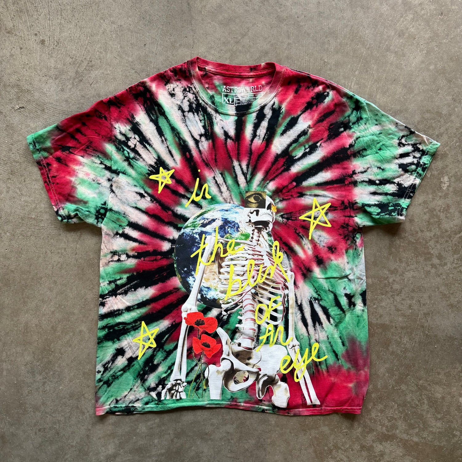 XL Tye Dye Astroworld Tee