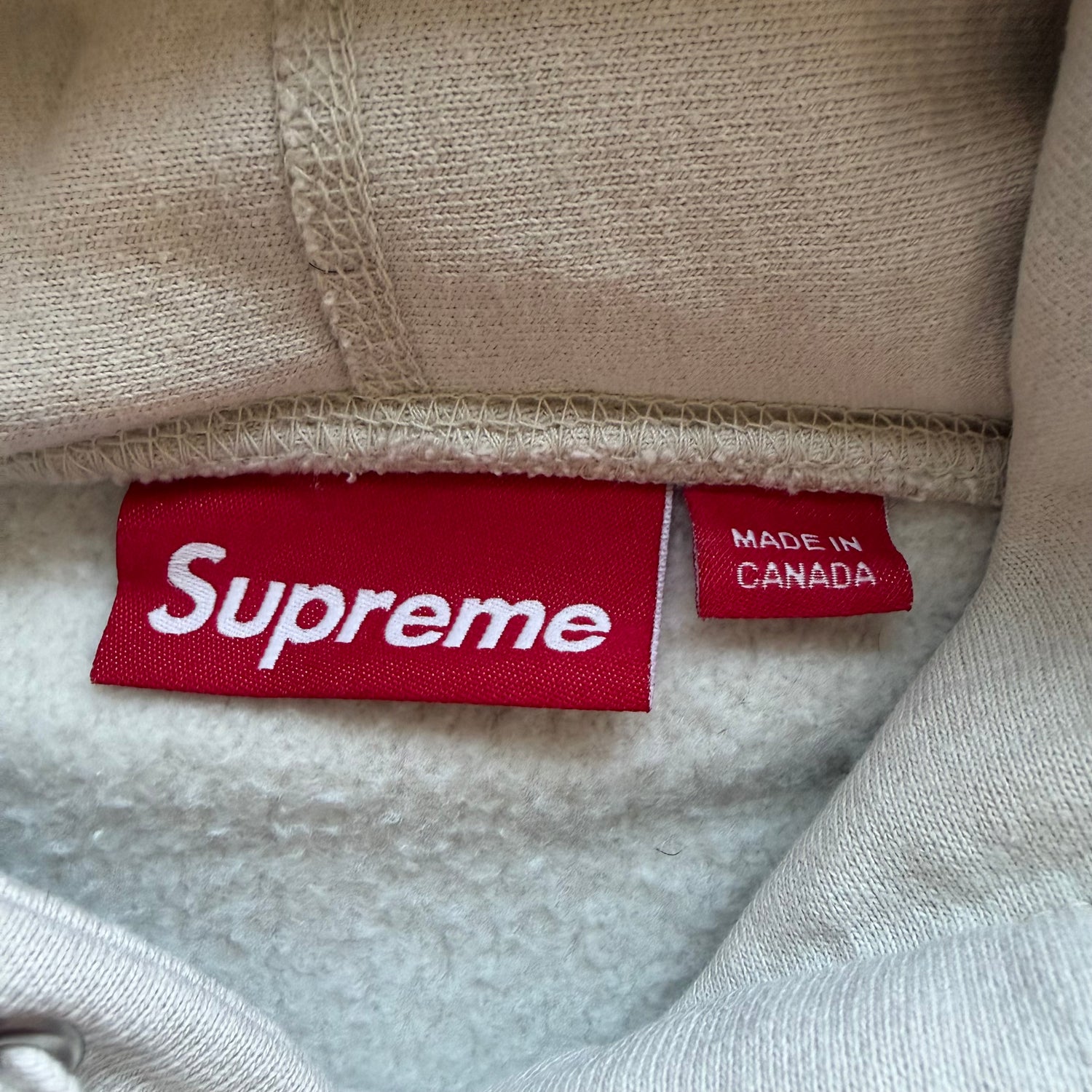 M Beige Supreme Box Logo