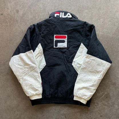 L 90s Fila Jacket Black