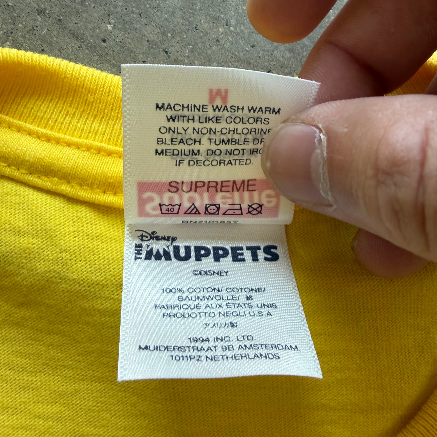 M Supreme Muppets Tee Yellow