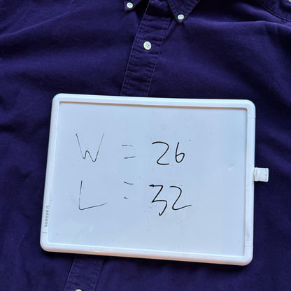 L 00s Purple Ralph Lauren Corduroy Button Up