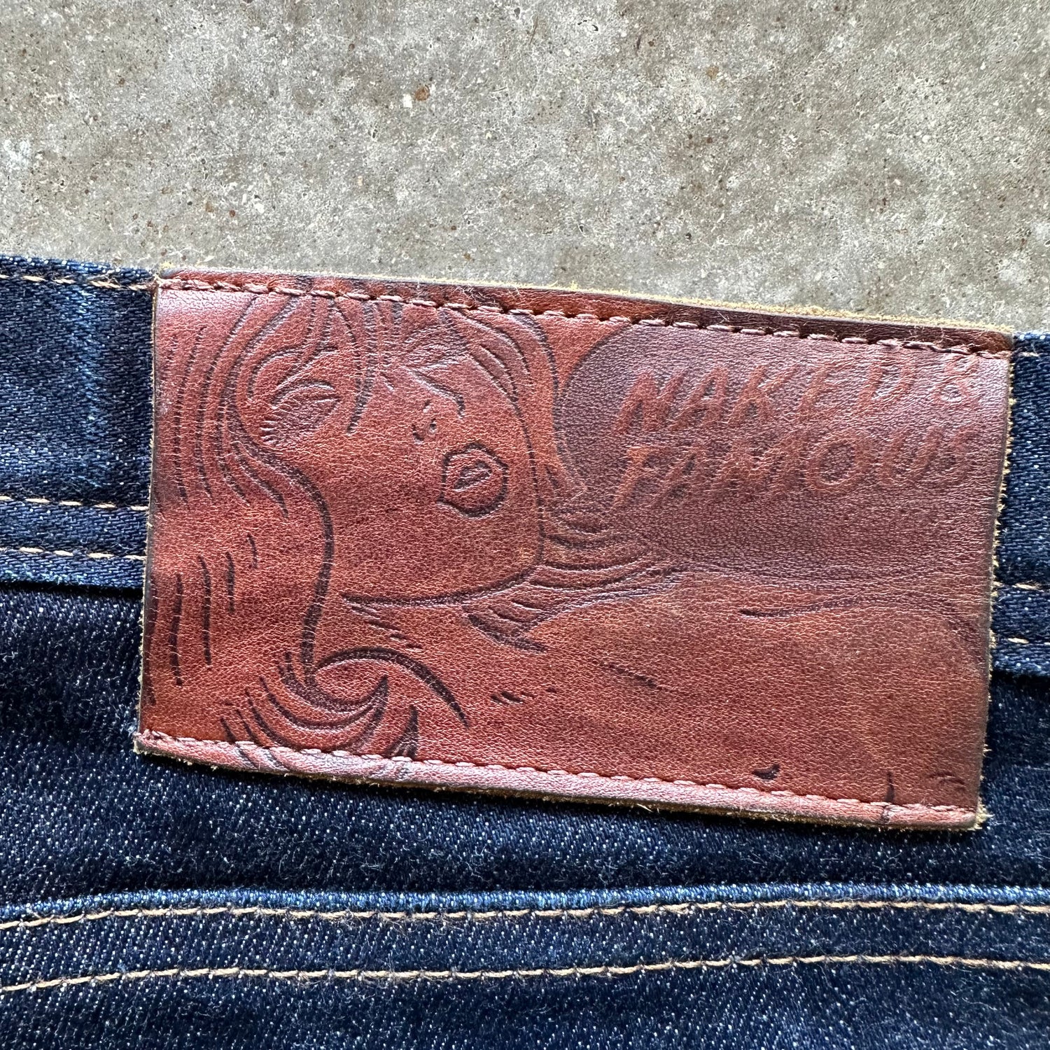 36x34 Naked and Famous Selvedge Denim