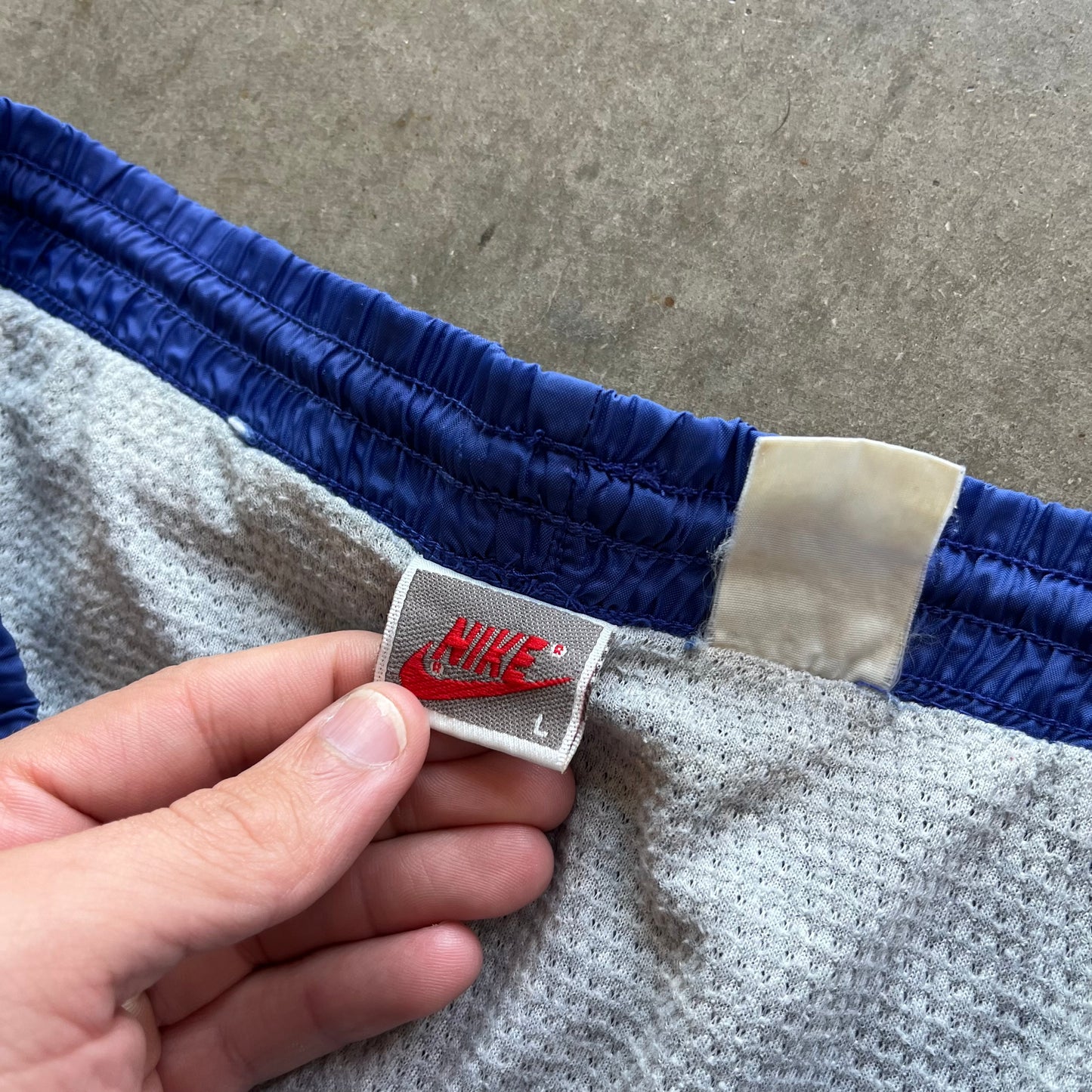 L 90s Purple Nike Trackpants