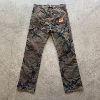 32x32 Camo Louis Vuitton Buckle Back Pants