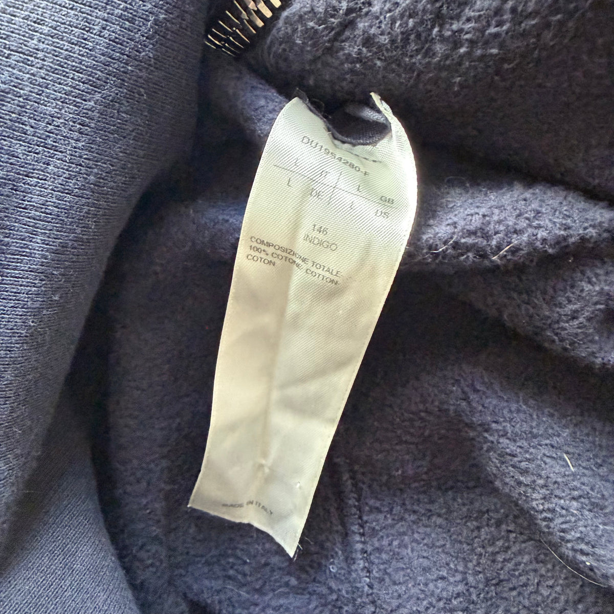 L Rick Owens DRKSHDW Gimp Jacket Navy