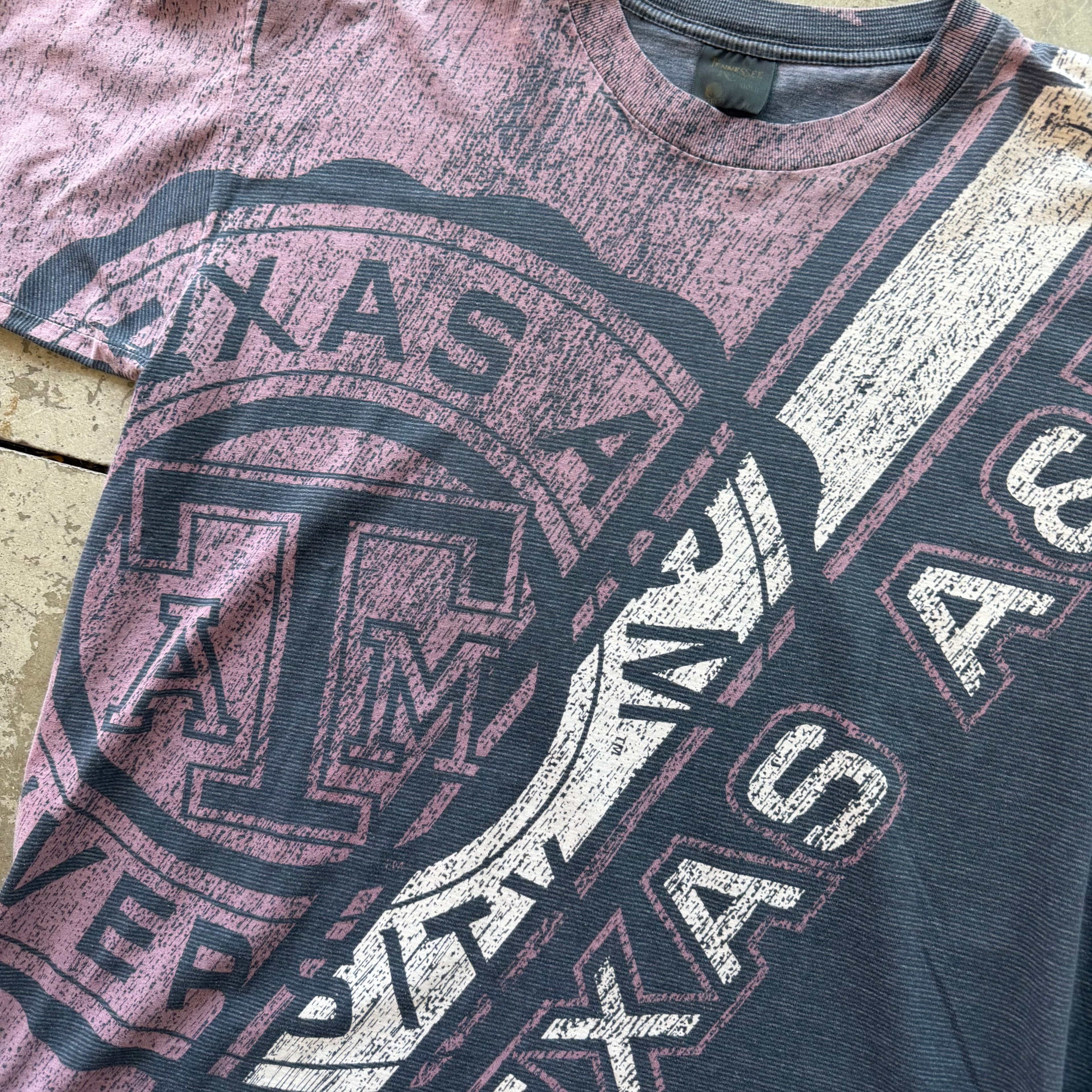 XL 90s Texas A&amp;M AOP Tee