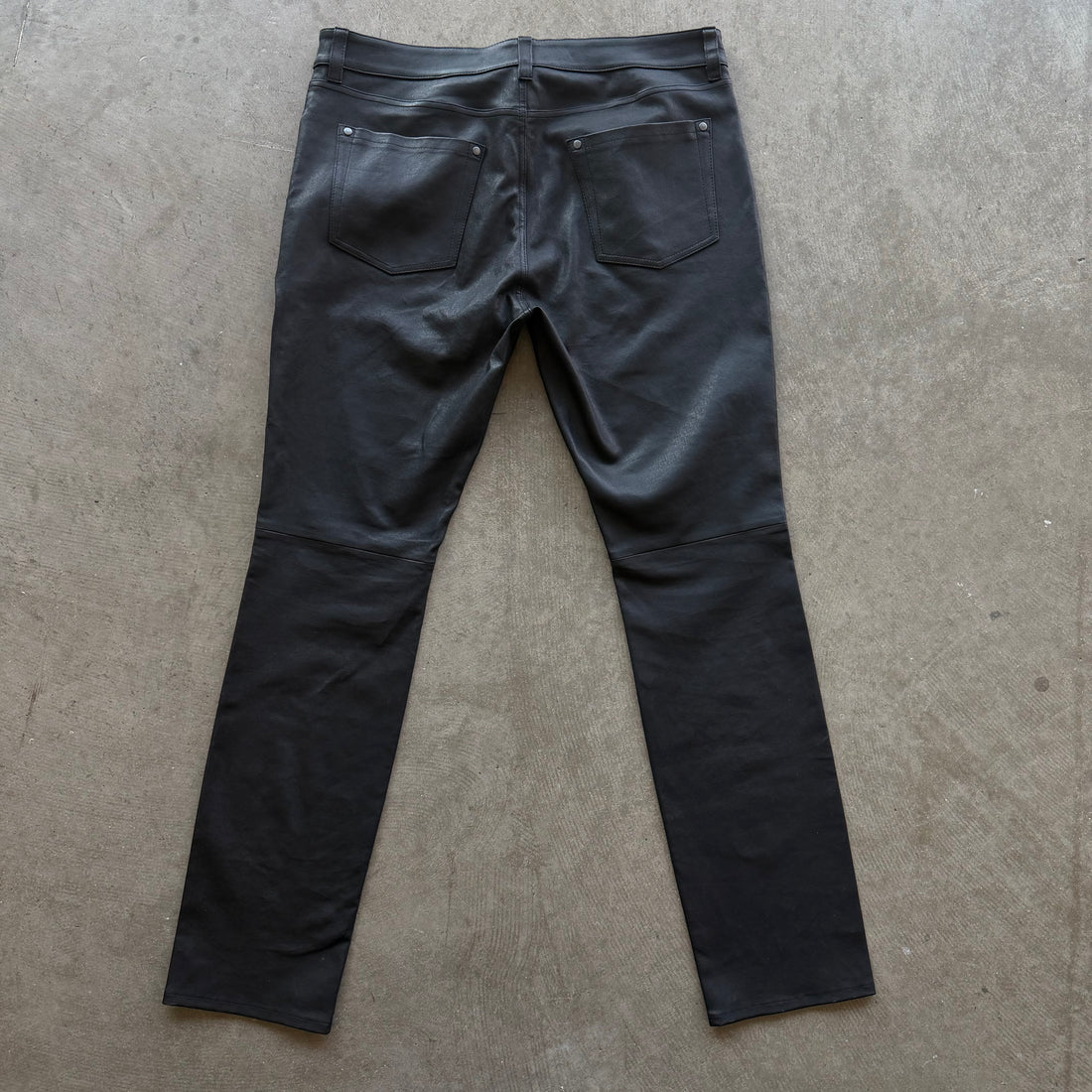 36x33 John Varvatos Rocker Leather Pants