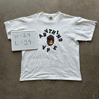 XXXL Bape Upside Down Logo Tee