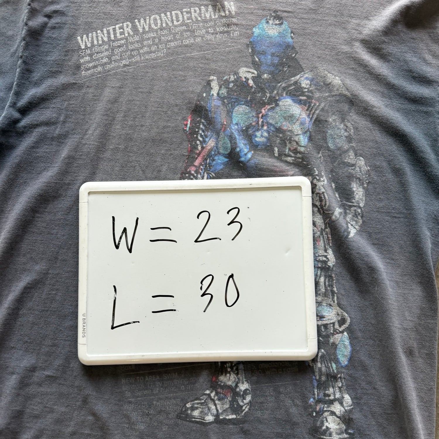 XL Mr Freeze Batman Movie Promo Tee