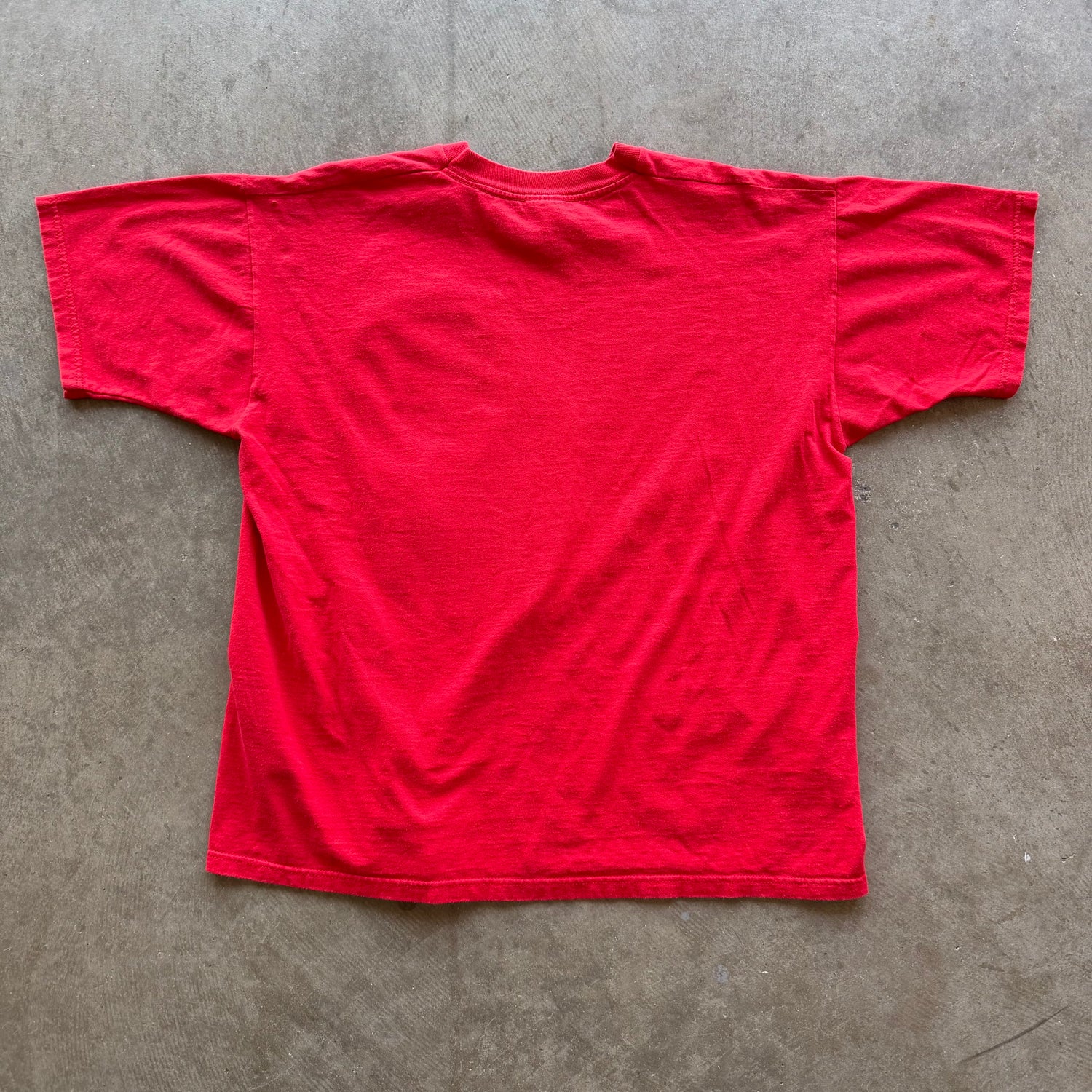XL Black Flag Slip It In Tee Red