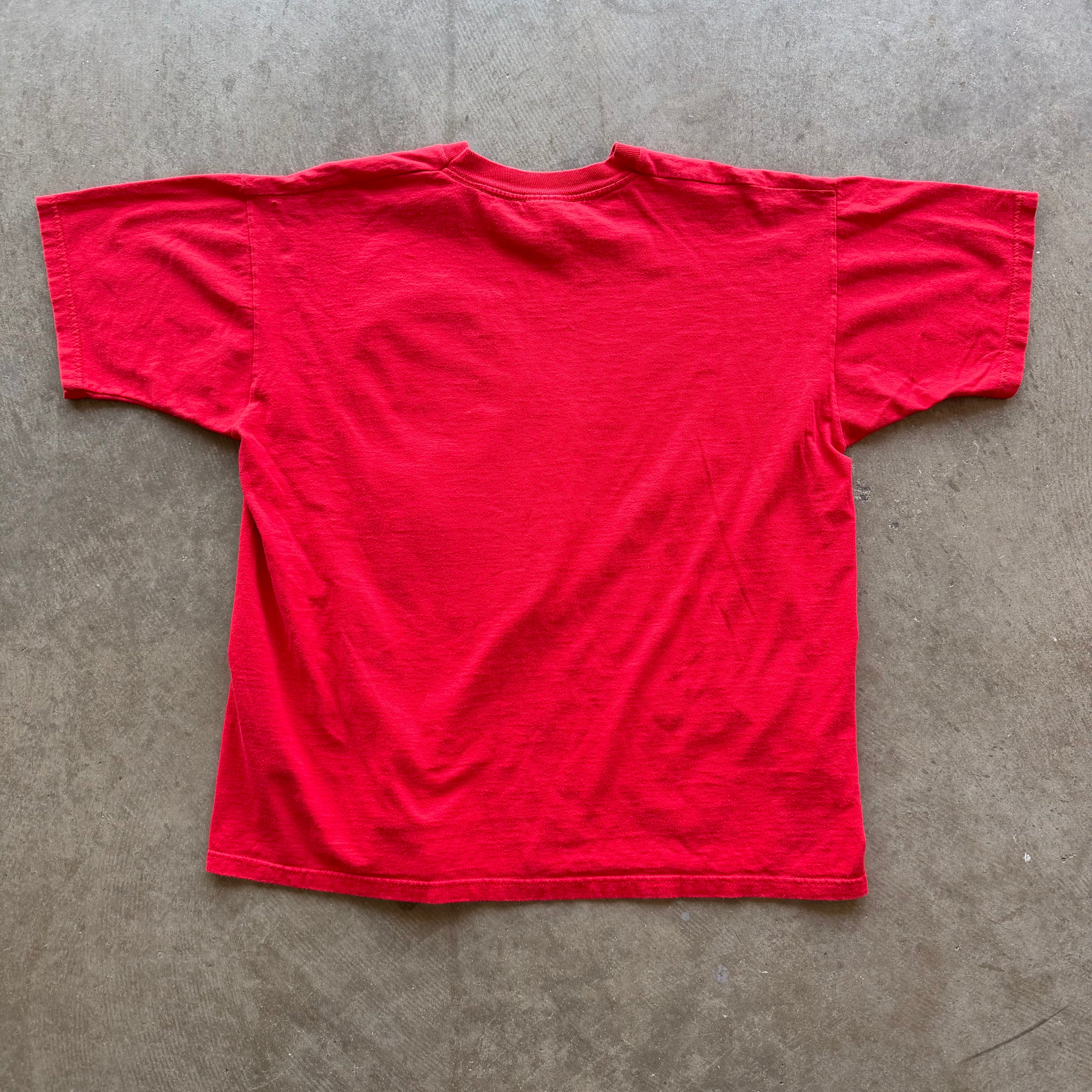 XL Black Flag Slip It In Tee Red
